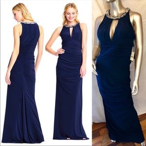Adrianna Papell Jersey Halter Dress